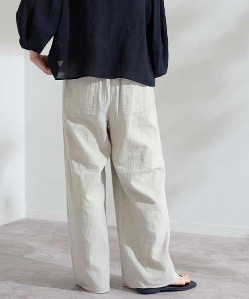 FRAMeWORK（フレームワーク）の「GREYCHORD/グレーコード LYLA（その他パンツ・レディース・チャコールグレー/グレー/ホワイト×ホワイト・SMALL）」の17枚目の写真