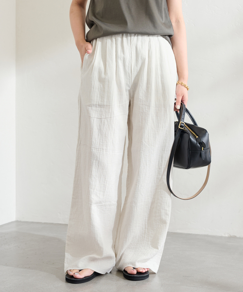 FRAMeWORK（フレームワーク）の「GREYCHORD/グレーコード LYLA（その他パンツ・レディース・チャコールグレー/グレー/ホワイト×ホワイト・SMALL）」の22枚目の写真