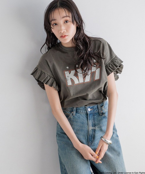 LOWRYS FARM（ローリーズファーム）の「リメイクKISSフリルTSS