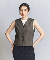 BEAUTY&YOUTH UNITED ARROWS | チョークストライプ ベスト(ベスト)