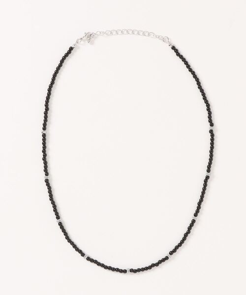 BARELY BLUE(ベアリーブルー)の「【 BARELY BLUE / ベアリーブルー 】 モノトーン ポイント ビーズ ネックレス(ネックレス・レディース・ホワイト/ブラック/ホワイト系その他/ブラック系その他・FREE)」の6枚目の写真