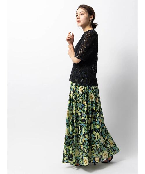 Te chichi CLASSIC（テチチクラシック）の「オーガニックコットンコードレースブラウス（シャツ/ブラウス・レディース・ブラック/オフホワイト・F）」の15枚目の写真