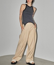 TODAYFUL（トゥデイフル）の「TODAYFUL Cupin Border Tanktop 12410615