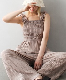 SpRay | ランダムプリーツサロペット(サロペット/オーバーオール)