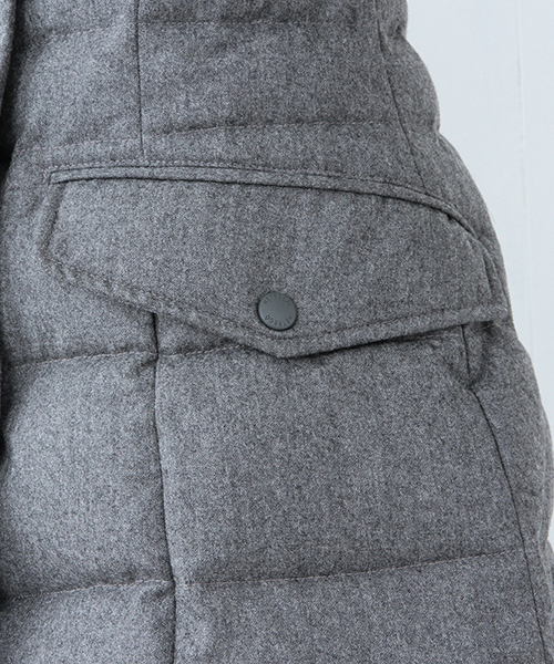 Demi-Luxe BEAMS（デミルクス ビームス）の「【予約】HETREGO / "SKYLARK"（ダウンジャケット/コート・レディース・グレー/ネイビー・40/38/42）」の12枚目の写真