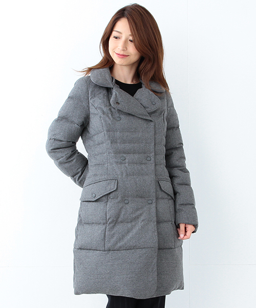 Demi-Luxe BEAMS（デミルクス ビームス）の「【予約】HETREGO / "SKYLARK"（ダウンジャケット/コート・レディース・グレー/ネイビー・40/38/42）」の15枚目の写真