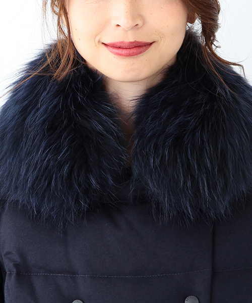 Demi-Luxe BEAMS（デミルクス ビームス）の「【予約】HETREGO / "SKYLARK"（ダウンジャケット/コート・レディース・グレー/ネイビー・40/38/42）」の20枚目の写真