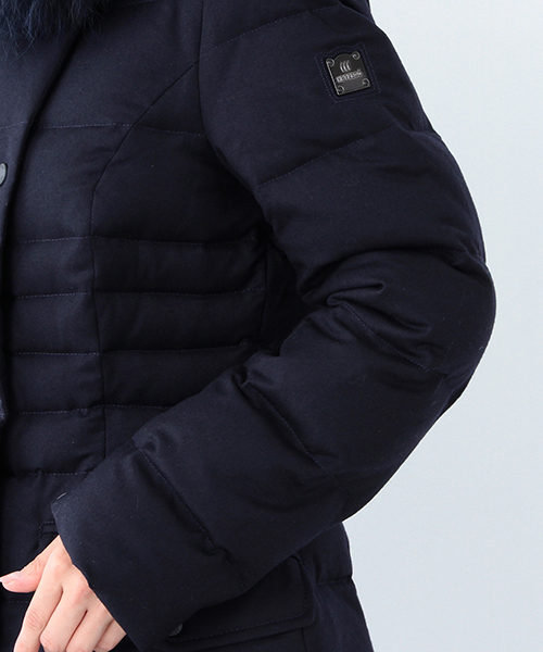 Demi-Luxe BEAMS（デミルクス ビームス）の「【予約】HETREGO / "SKYLARK"（ダウンジャケット/コート・レディース・グレー/ネイビー・40/38/42）」の22枚目の写真