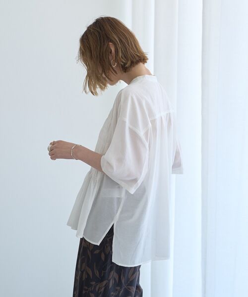 セール】シャーリングシャツ（シャツ/ブラウス）｜Editt by