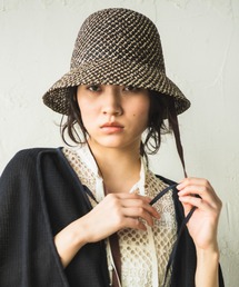 ORIENT MILLINERY | GINGER【ｼﾞﾝｼﾞｬｰ】たまご型ラティス編みハット(ハット)