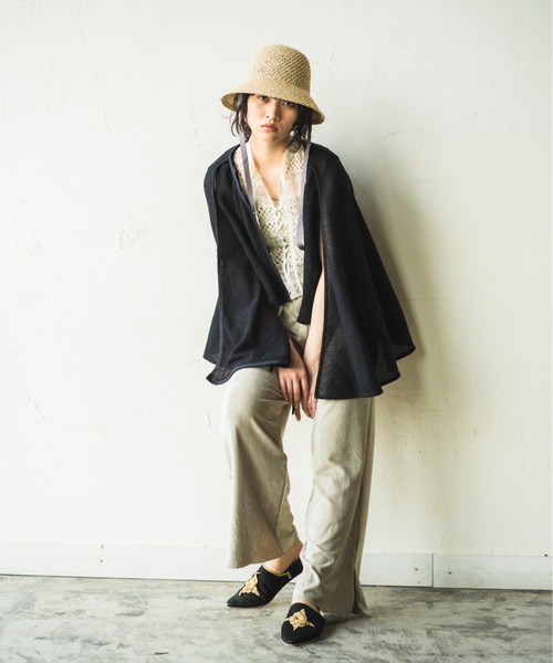 ORIENT MILLINERY(オリエント ミリナリー)の「GINGER【ジンジャー】たまご型ラティス編みハット(ハット・レディース・ベージュ系その他/ブラウン系その他・FREE)」の6枚目の写真