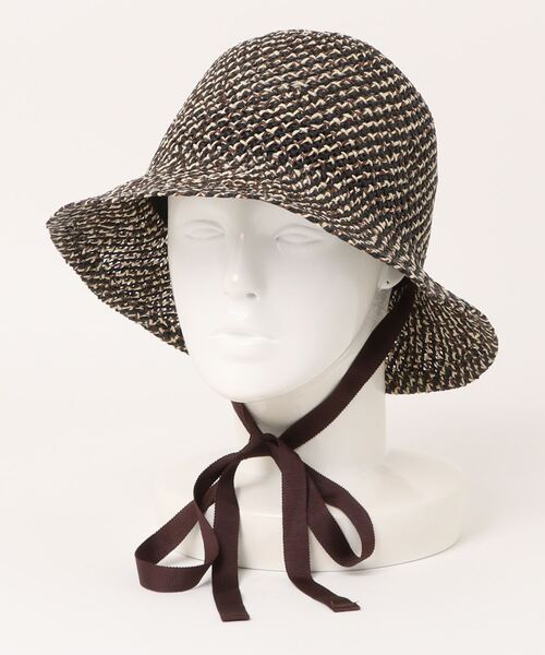 ORIENT MILLINERY(オリエント ミリナリー)の「GINGER【ジンジャー】たまご型ラティス編みハット(ハット・レディース・ベージュ系その他/ブラウン系その他・FREE)」の20枚目の写真