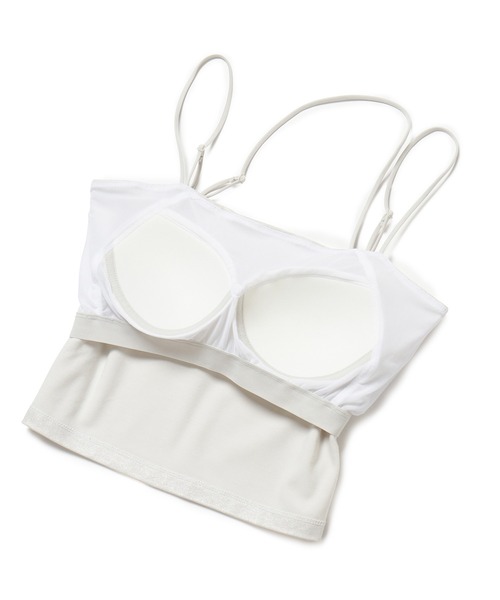 VIS(ビス)の「【洗える】箔プリントカップ付きキャミソール(キャミソール・レディース・シルバー/ブラック系その他/ゴールド系その他・FREE)」の12枚目の写真