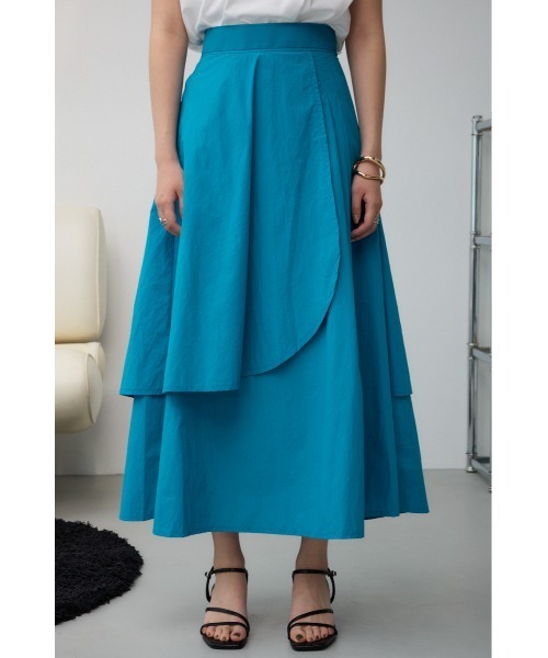 AZUL by moussy(アズールバイマウジー)の「ボリュームデザインスカート(スカート・レディース・ブラック/アイボリー/ブルー・SMALL/MEDIUM)」の18枚目の写真