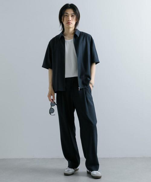 SENSE OF PLACE by URBAN RESEARCH(センスオブプレイスバイアーバンリサーチ)の「チェックワンタックワイドスラックス(その他パンツ・メンズ・ブラウン/ネイビー/グレー・LARGE/MEDIUM)」の17枚目の写真