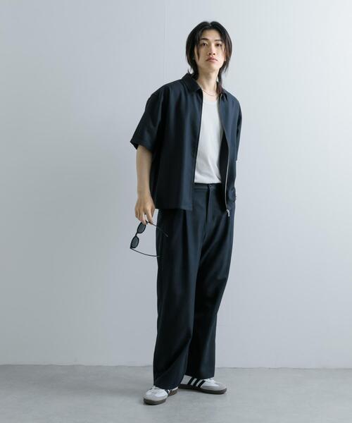 SENSE OF PLACE by URBAN RESEARCH(センスオブプレイスバイアーバンリサーチ)の「チェックワンタックワイドスラックス(その他パンツ・メンズ・ブラウン/ネイビー/グレー・LARGE/MEDIUM)」の18枚目の写真