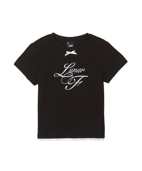 FCMM(エフシーエムエム)の「RIBBON CROP TEE/リボンクロップT(Tシャツ/カットソー・レディース・ブラック/グレー/ホワイト・MEDIUM/SMALL)」の18枚目の写真