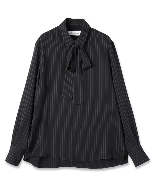 24-AW-023ST / Stripe Double Satin Bowtie Shirtの通販はau PAY