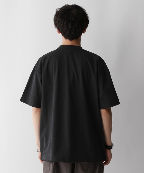 RAGEBLUE(レイジブルー)の「【RUSSELL ATHLETIC】ドライパワーワンポイントTシャツ<吸水速乾>(Tシャツ/カットソー・メンズ・ネイビー/ブラック・MEDIUM/LARGE)」の12枚目の写真