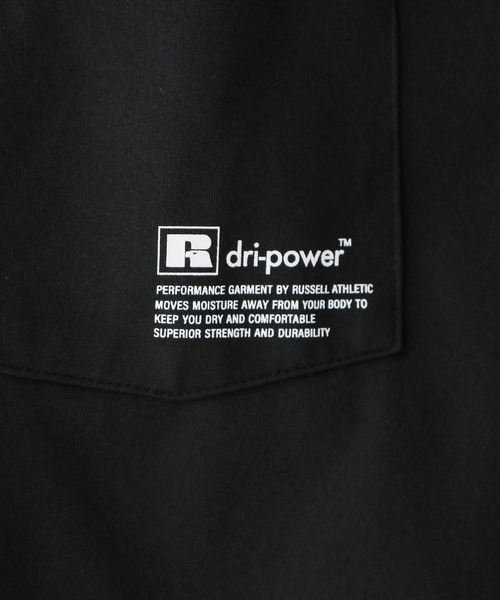 RAGEBLUE(レイジブルー)の「【RUSSELL ATHLETIC】ドライパワーワンポイントTシャツ<吸水速乾>(Tシャツ/カットソー・メンズ・ネイビー/ブラック・MEDIUM/LARGE)」の18枚目の写真