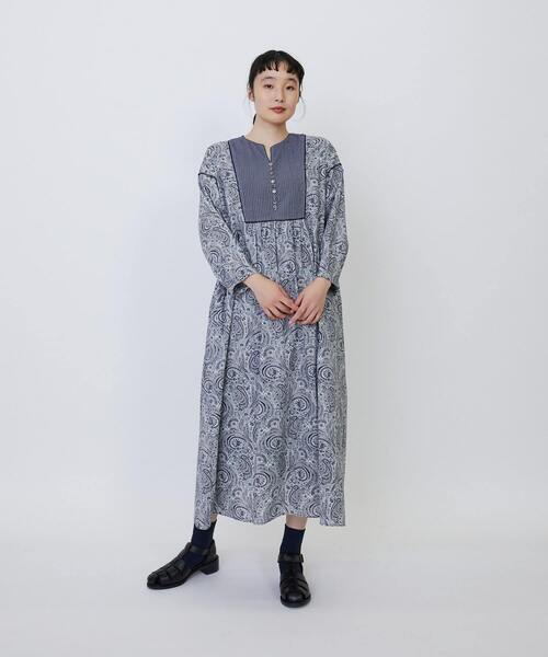 LOISIR（ロワズィール）の「リバティプリントパッチワークワンピース