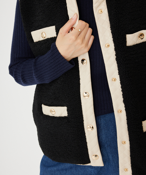 IENA（イエナ）の「WEILL/ヴェイユ Veste ボアベスト（ベスト）」 - WEAR