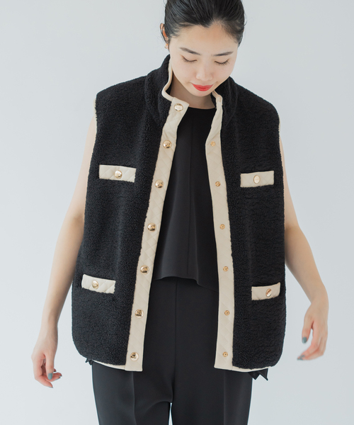試着のみ　IENA WEILL Veste ボアベスト 試着のみ IENA WEILL Veste ボアベスト - メルカリ