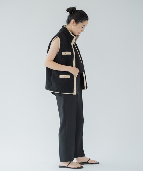 試着のみ　IENA WEILL Veste ボアベスト 試着のみ IENA WEILL Veste ボアベスト - メルカリ