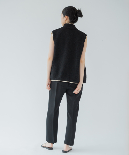 IENA - photocopieu ボア ベスト IENA PHOTOCOPIEU/フォトコピュー CROCHET ニット（ニット／セーター