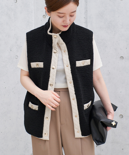 IENA（イエナ）の「WEILL/ヴェイユ Veste ボアベスト（ベスト）」 - WEAR