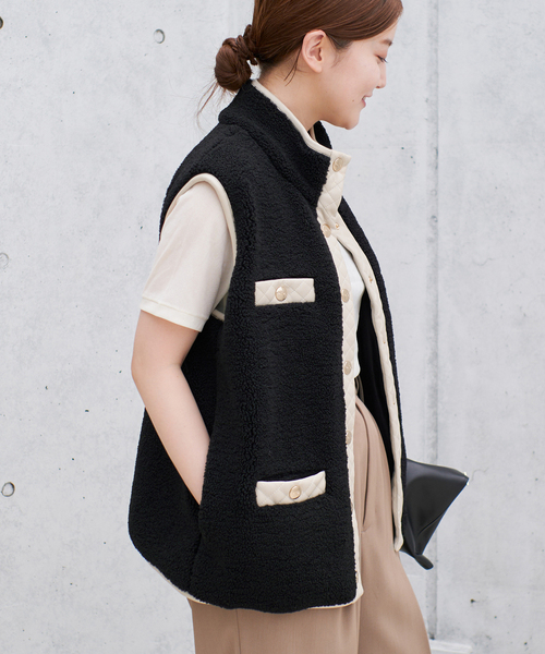 IENA（イエナ）の「WEILL/ヴェイユ Veste ボアベスト（ベスト）」 - WEAR