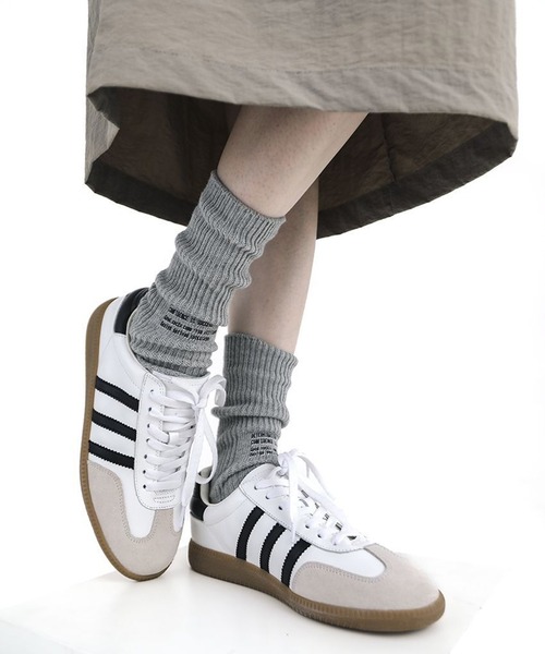 SHEPP（シープ）の「ロゴプリント カラーソックス（ソックス/靴下・レディース・イエロー/グレー/ブラック/グリーン/ホワイト・F）」の12枚目の写真