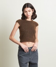 ATTISESSION | ＜ATTISESSION＞ショートスリーブ ニット(ニット/セーター)