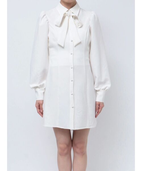 EATME(イートミー)の「ニットベスト付きワンピース(ワンピース・レディース・ブラック/オフホワイト・SMALL/MEDIUM)」の16枚目の写真