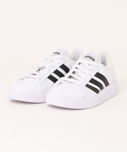 adidas(アディダス)の「【adidas】 GRANDCOURT BASE 2.0M(スニーカー・レディース・ホワイト×ブラック・23.0cm/23.5cm/24.0cm/24.5cm)」の1枚目の写真