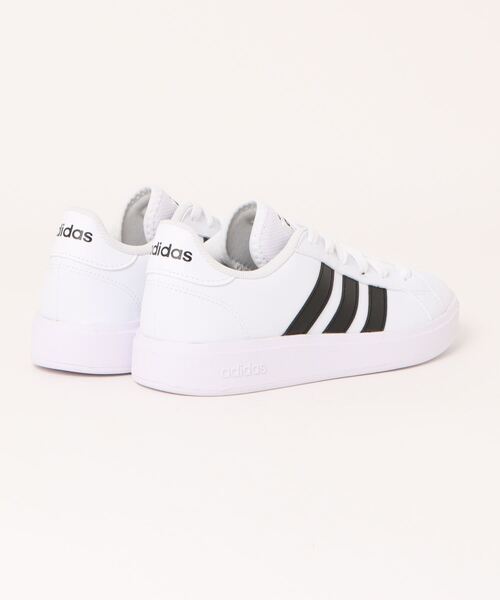 adidas(アディダス)の「【adidas】 GRANDCOURT BASE 2.0M(スニーカー・レディース・ホワイト×ブラック・23.0cm/23.5cm/24.0cm/24.5cm)」の3枚目の写真