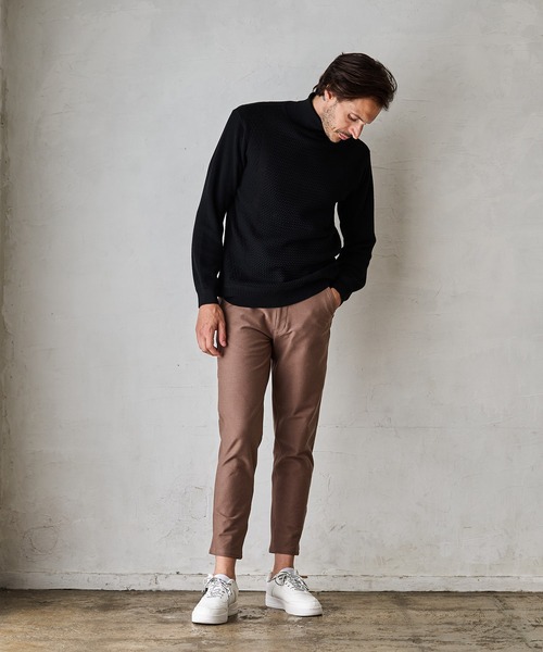 RATTLE TRAP（ラトルトラップ）の「WONDER　SHAPE両面起毛テーパードパンツ（その他パンツ・メンズ・ベージュ/ブラック・S/M/L/LL）」の4枚目の写真