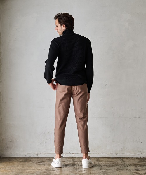 RATTLE TRAP（ラトルトラップ）の「WONDER　SHAPE両面起毛テーパードパンツ（その他パンツ・メンズ・ベージュ/ブラック・S/M/L/LL）」の6枚目の写真