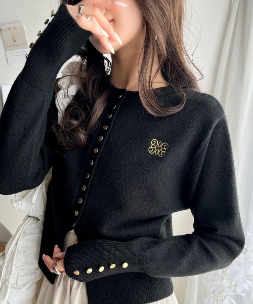 【激レア】MUVEIL MILK 牛さん パールボタン 金のベル カーディガン 激レア】MUVEIL MILK 牛さん パールボタン 金のベル カーディガン 激