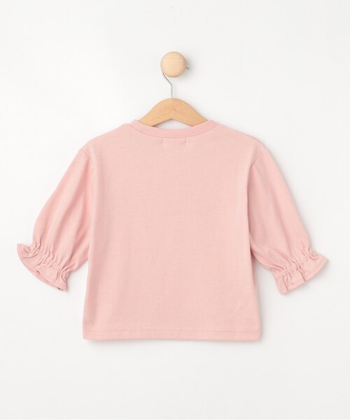 SHOO・LA・RUE（シューラルー）の「◆【110-140cm/2点セット】エンボスTシャツ＋チュールスカート（セットアップ・キッズ・ピンク/アイボリー・12/11/14/13）」の12枚目の写真