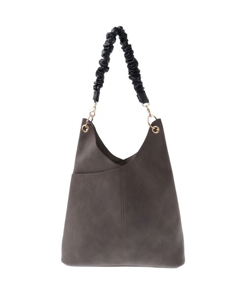 YECCA VECCA（イェッカヴェッカ）の「2wayワンハンドルショルダーバッグ（ショルダーバッグ・レディース・ブラック/グレイッシュベージュ/ブラウン・FREE）」の9枚目の写真