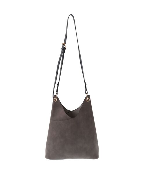 YECCA VECCA（イェッカヴェッカ）の「2wayワンハンドルショルダーバッグ（ショルダーバッグ・レディース・ブラック/グレイッシュベージュ/ブラウン・FREE）」の14枚目の写真