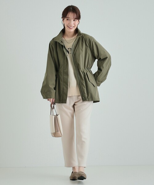 SHOO・LA・RUE(シューラルー)の「◆【洗える/S-LL/撥水/3way】着こなし自在でロングシーズン使える スタンドカラーブルゾン(その他アウター・レディース・ベージュ/カーキ/ブラック・03/02/01/04)」の22枚目の写真