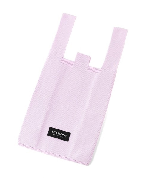 ANEMONE（アネモネ）の「シンプルニットトートバッグ[S] 【動画あり】（トートバッグ・レディース・ターコイズブルー/アイボリー/ピンク/オレンジ/ダークグレー/ラベンダー/ネイビー/ブルー/レッド・FREE）」の12枚目の写真