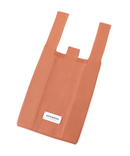 ANEMONE（アネモネ）の「シンプルニットトートバッグ[S] 【動画あり】（トートバッグ・レディース・ターコイズブルー/アイボリー/ピンク/オレンジ/ダークグレー/ラベンダー/ネイビー/ブルー/レッド・FREE）」の14枚目の写真