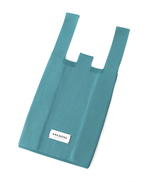 ANEMONE（アネモネ）の「シンプルニットトートバッグ[S] 【動画あり】（トートバッグ・レディース・ターコイズブルー/アイボリー/ピンク/オレンジ/ダークグレー/ラベンダー/ネイビー/ブルー/レッド・FREE）」の16枚目の写真