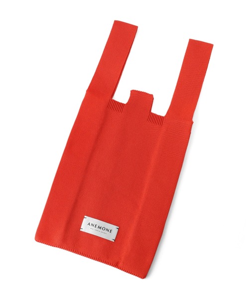 ANEMONE（アネモネ）の「シンプルニットトートバッグ[S] 【動画あり】（トートバッグ・レディース・ターコイズブルー/アイボリー/ピンク/オレンジ/ダークグレー/ラベンダー/ネイビー/ブルー/レッド・FREE）」の22枚目の写真