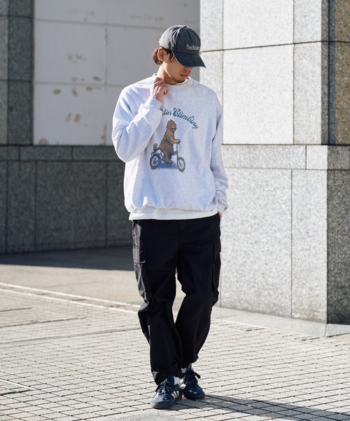 Franklin Climbing(フランクリンクライミング)の「【Franklin Climbing】ラブラドゥードル&e-BIKEグラフィックスウェット(スウェット・メンズ・ブラウン/ライトグレー/グレー・LARGE/MEDIUM)」の12枚目の写真