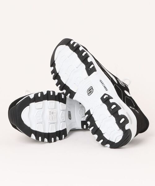 SKECHERS(スケッチャーズ)の「【SKECHERS】スケッチャーズ SLIP-INS:D'LIGHTS - NEW CLASSIC(スリップインズ:ディライツ - ニュー クラシック)レースアップスニーカー 150030(スニーカー・レディース・ブラック×ホワイト・22.5cm/24.5cm/25.0cm/25.5cm/23.5cm/23.0cm/24.0cm)」の3枚目の写真