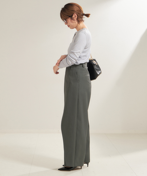 セール】R'IAM エプロンパンツ（スラックス）｜Plage